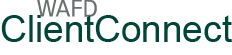 WAFD Client Connect logo.