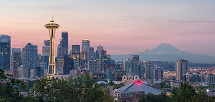 Photo of Seattle, Washington skyline.