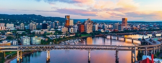 Photo of Portland, Oregon skyline.
