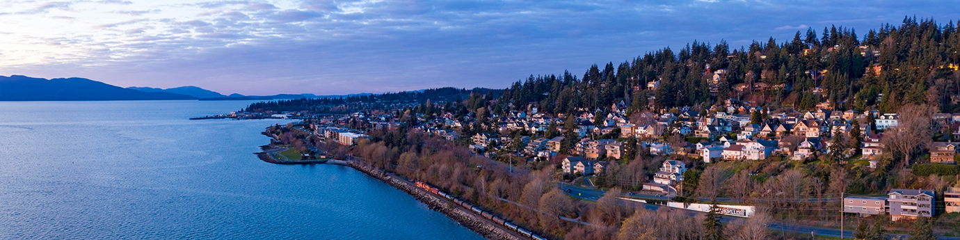 Photo of Bellingham, Washington skyline.