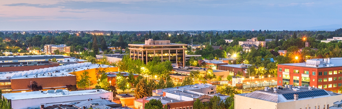 Photo of Salem, Oregon skyline.