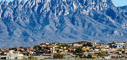 Photo of Las Cruces, New Mexico skyline.