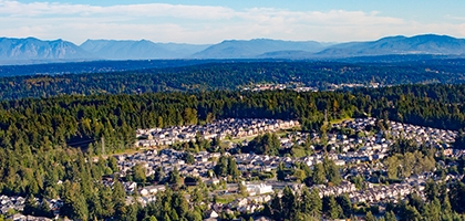 Photo of Bothell, Washington skyline.