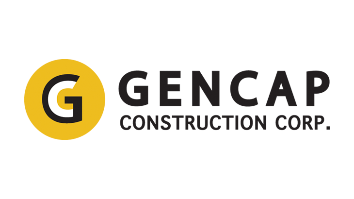 GenCap Construction Corp., logo.