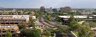 Photo of Mesa, Arizona skyline.